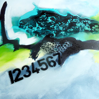 Actionpainting Ausschnitt