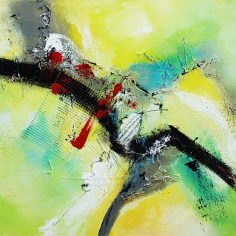 Experiment. Schwingungen grün