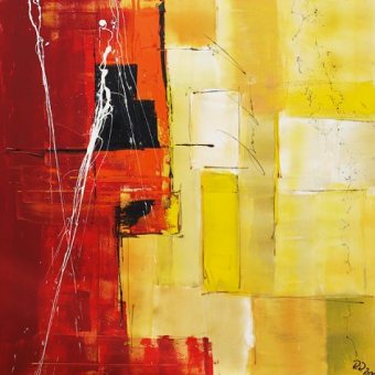 Abstrakte Geometrie yellow